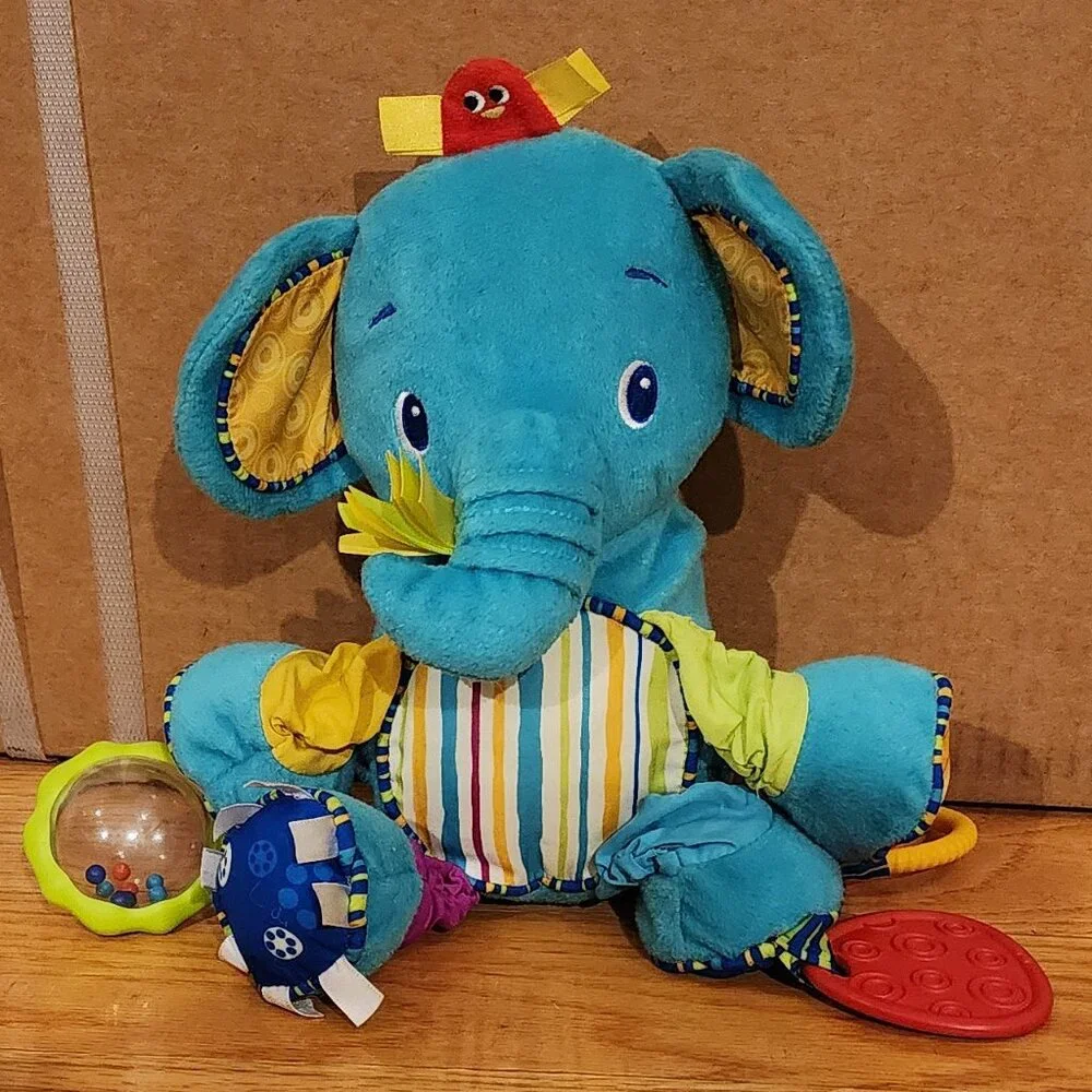 Bright Starts Bunch-O-Fun Plush Elephant Toy